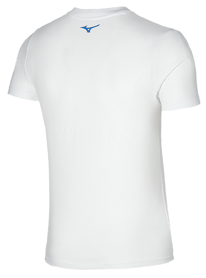 Футболка мужская Mizuno Graphic Tee White - Фото 2 большая