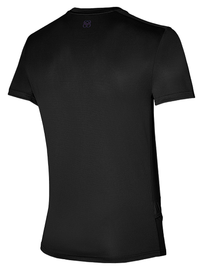 Футболка мужская Mizuno Two Loop 88 Tee Black - Фото 2 большая