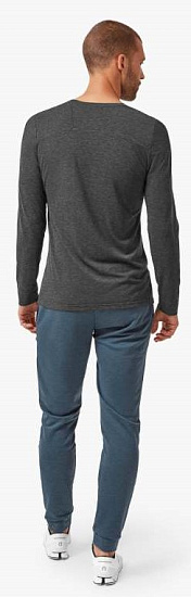 Футболка мужская On Comfort Long-T Black - Фото 3 большая