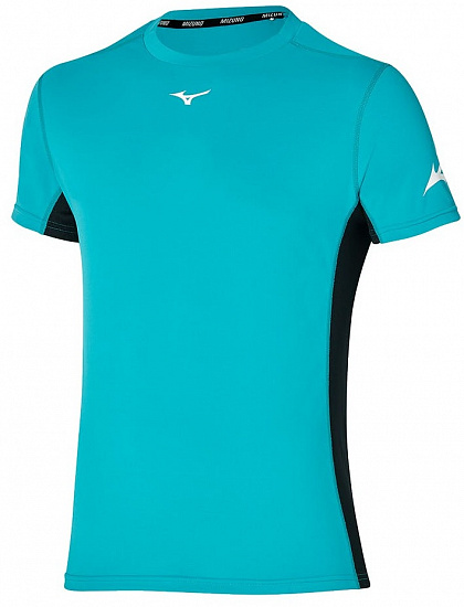 Футболка мужская Mizuno Sun Protect синий - Фото 1 большая