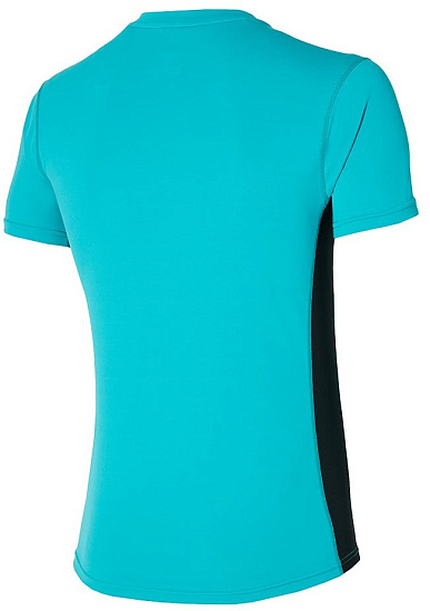 Футболка мужская Mizuno Sun Protect синий - Фото 2 большая