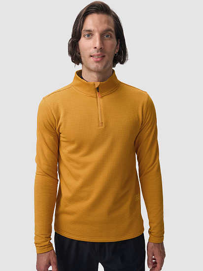 Лонгслив мужской GRI Винд Горчичный - Фото 5 большая