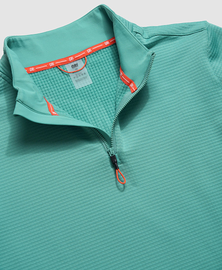 Лонгслив мужской GRI Винд Зелёный - Фото 3 большая