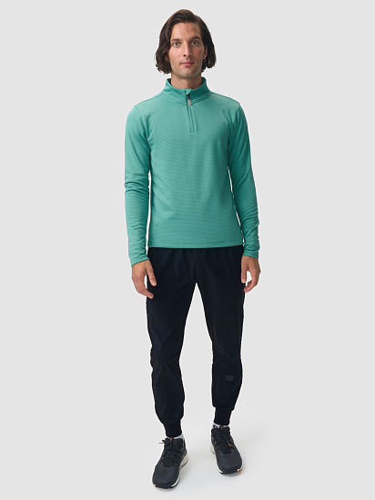 Лонгслив мужской GRI Винд Зелёный - Фото 4 большая