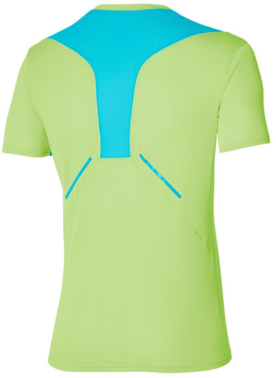 Футболка мужская Mizuno DryAeroFlow Lime - Фото 2 большая