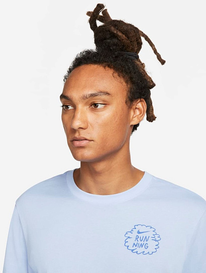 Футболка мужская Nike Dri-FIT Nathan Bell Aluminium - Фото 4 большая