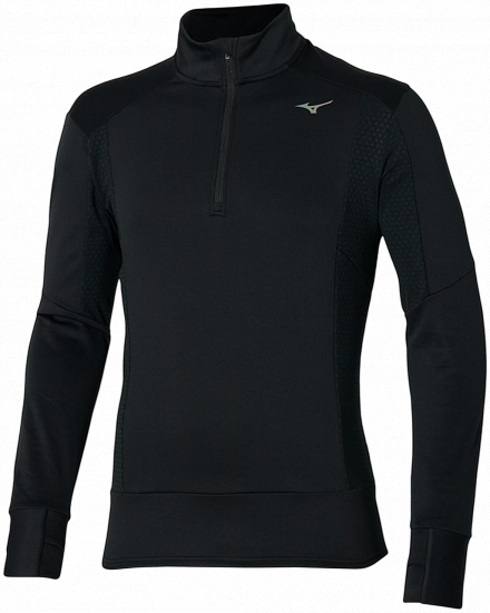Лонгслив мужской Mizuno Warmalite Hz Black - Фото 1 большая
