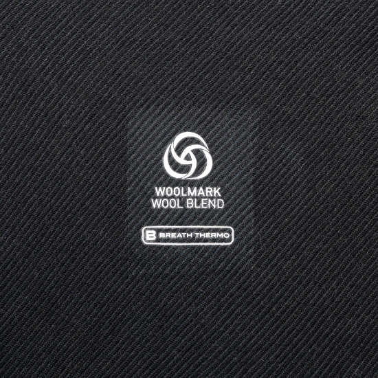 Лонгслив мужской Mizuno Prem Merino Wool Hz Black - Фото 8 большая