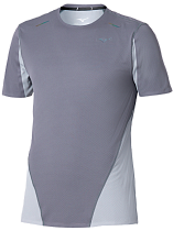 Футболка мужская Mizuno Tech Light Daf SS Odyssey Gray
