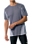 Футболка мужская Mizuno Tech Light Daf SS Odyssey Gray - Фото 3 малая