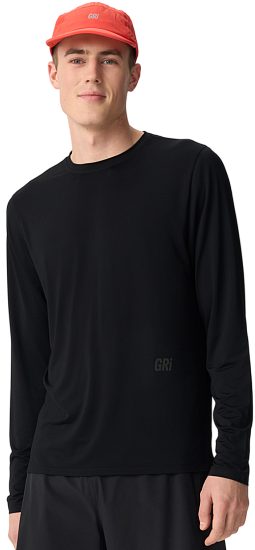 Лонгслив мужской GRI Лето Чёрный - Фото 2 большая