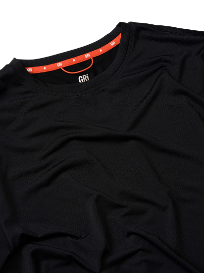 Лонгслив мужской GRI Лето Чёрный - Фото 6 большая