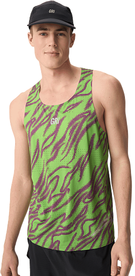 Майка мужская GRI Старт Зелёно-Фиолетовый - Фото 1 большая