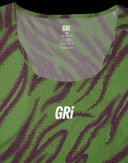 Майка мужская GRI Старт Зелёно-Фиолетовый - Фото 8 большая