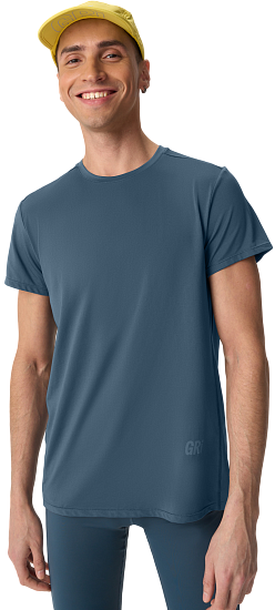 Футболка мужская GRI Лето Синий - Фото 2 большая