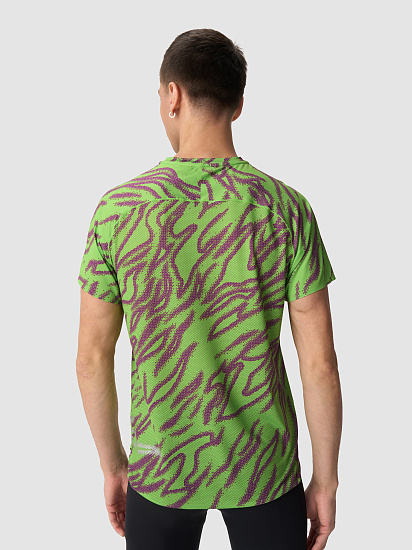 Футболка мужская GRI Старт Зелёно-Фиолетовый - Фото 2 большая