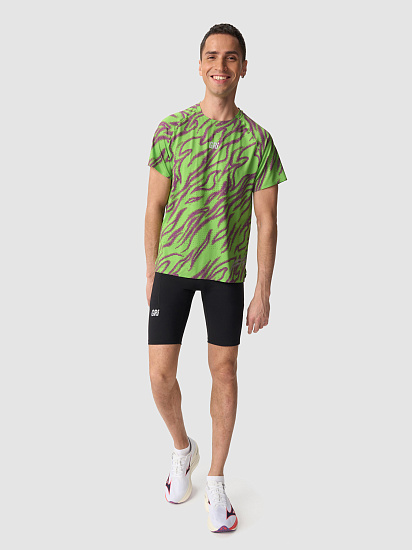 Футболка мужская GRI Старт Зелёно-Фиолетовый - Фото 4 большая