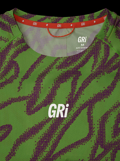 Футболка мужская GRI Старт Зелёно-Фиолетовый - Фото 8 большая