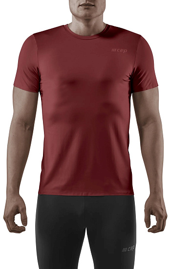 Футболка мужская CEP C830M Dark red - Фото 3 большая