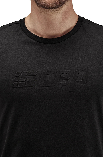 Футболка мужская CEP CH811M (лого) чёрный - Фото 5 большая