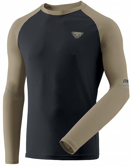 Лонгслив мужской Dynafit Alpine Pro Blueberry Rock Khaki - Фото 1 большая