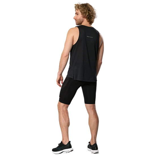 Майка мужская Mizuno Tech Light Singlet Black - Фото 6 большая
