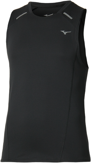 Майка мужская Mizuno Active Dryaeroflow Black - Фото 1 большая