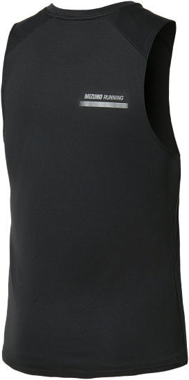 Майка мужская Mizuno Active Dryaeroflow Black - Фото 2 большая