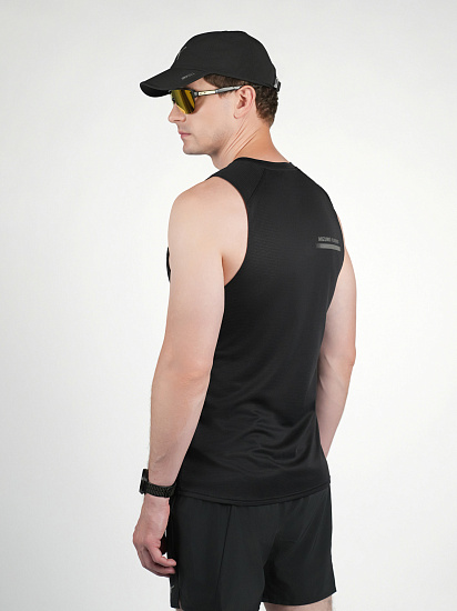 Майка мужская Mizuno Active Dryaeroflow Black - Фото 7 большая