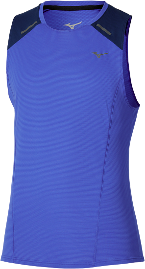 Майка мужская Mizuno Active Dryaeroflow Dazzling Blue - Фото 1 большая
