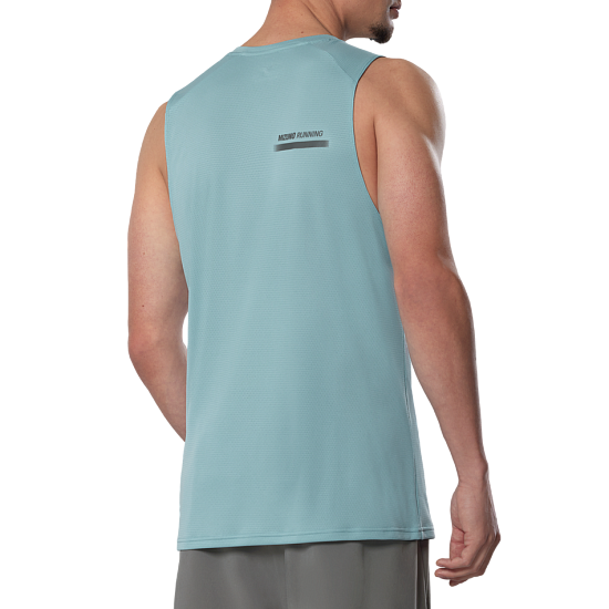 Майка мужская Mizuno Active Dryaeroflow Aquifer - Фото 4 большая