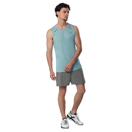 Майка мужская Mizuno Active Dryaeroflow Aquifer - Фото 5 большая