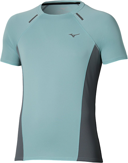 Футболка мужская Mizuno Active Dryaeroflow Aquifer - Фото 1 большая
