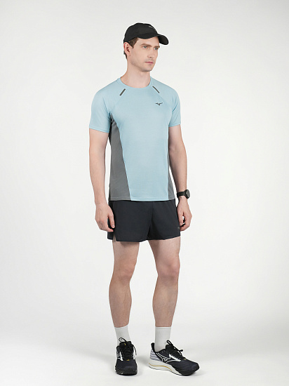 Футболка мужская Mizuno Active Dryaeroflow Aquifer - Фото 3 большая