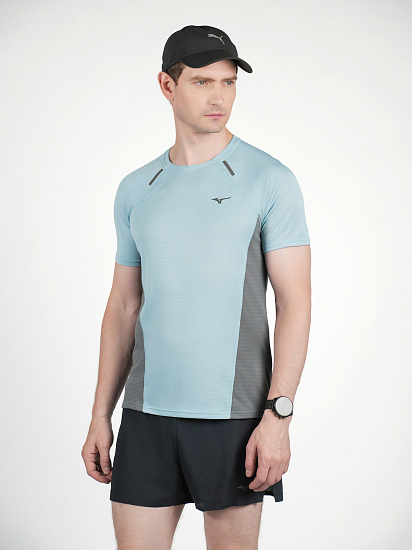 Футболка мужская Mizuno Active Dryaeroflow Aquifer - Фото 4 большая