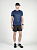 Футболка мужская Mizuno Active Dryaeroflow Graphic Estate Blue - Фото 3 малая