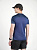 Футболка мужская Mizuno Active Dryaeroflow Graphic Estate Blue - Фото 5 малая
