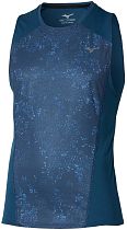 Майка мужская Mizuno Active Dryaeroflow Graphic Estate Blue
