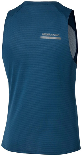 Майка мужская Mizuno Active Dryaeroflow Graphic Estate Blue - Фото 2 большая
