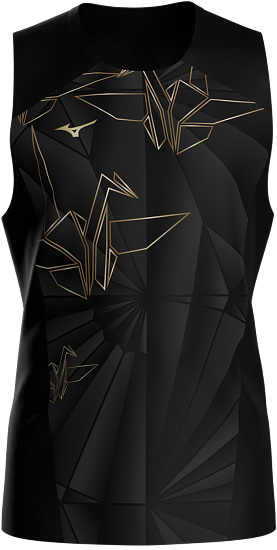 Майка мужская Mizuno Active Dryaeroflow Graphic Taniori - Фото 1 большая