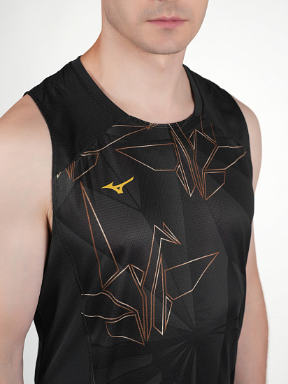 Майка мужская Mizuno Active Dryaeroflow Graphic Taniori - Фото 7 большая