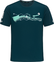 Футболка мужская Bivium Тайм 2.0 Сине-Зеленый