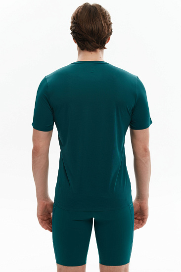 Футболка мужская Bivium Тайм 2.0 Сине-Зеленый - Фото 3 большая