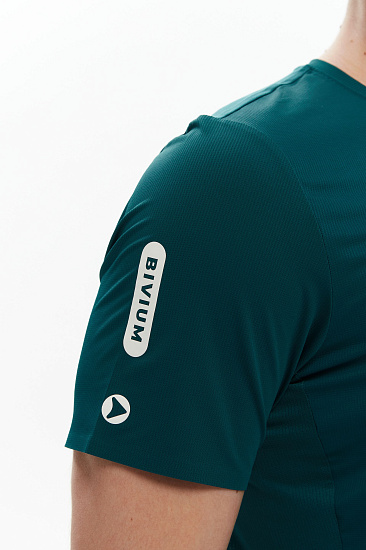 Футболка мужская Bivium Тайм 2.0 Сине-Зеленый - Фото 7 большая