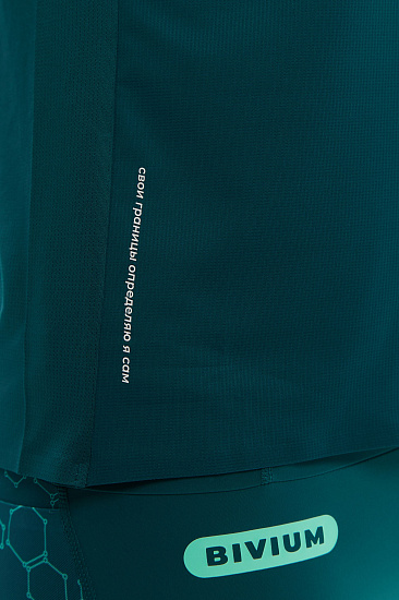 Футболка мужская Bivium Тайм 2.0 Сине-Зеленый - Фото 8 большая