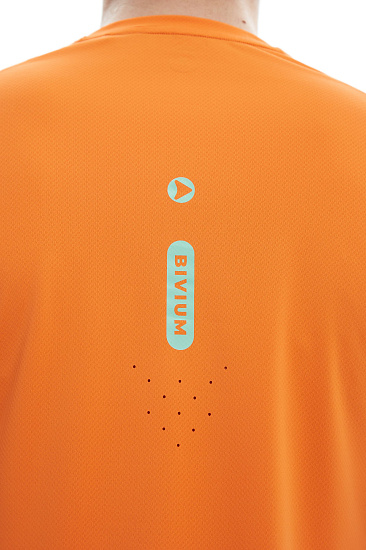 Футболка мужская Bivium Темп 3.0 Оранжевый - Фото 4 большая