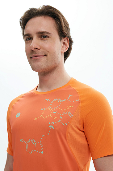 Футболка мужская Bivium Темп 3.0 Оранжевый - Фото 9 большая