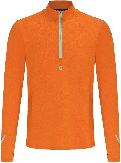 Лонгслив мужской Bivium Разминка 2.0 Оранжевый - Фото 1 большая