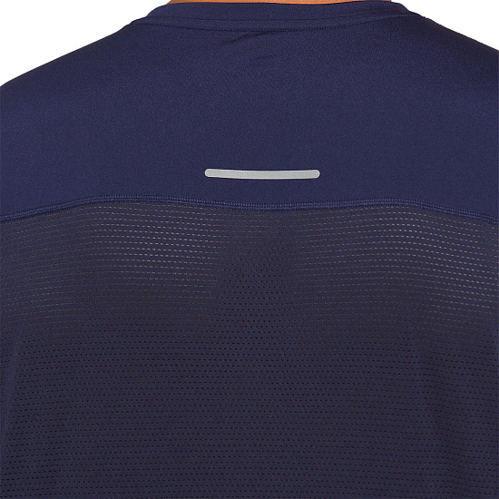 Футболка мужская ASICS Race SS Top Peacoat - Фото 5 большая