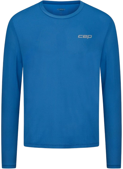 Лонгслив мужской CEP CT81M Core Run 5.0 Blue - Фото 1 большая